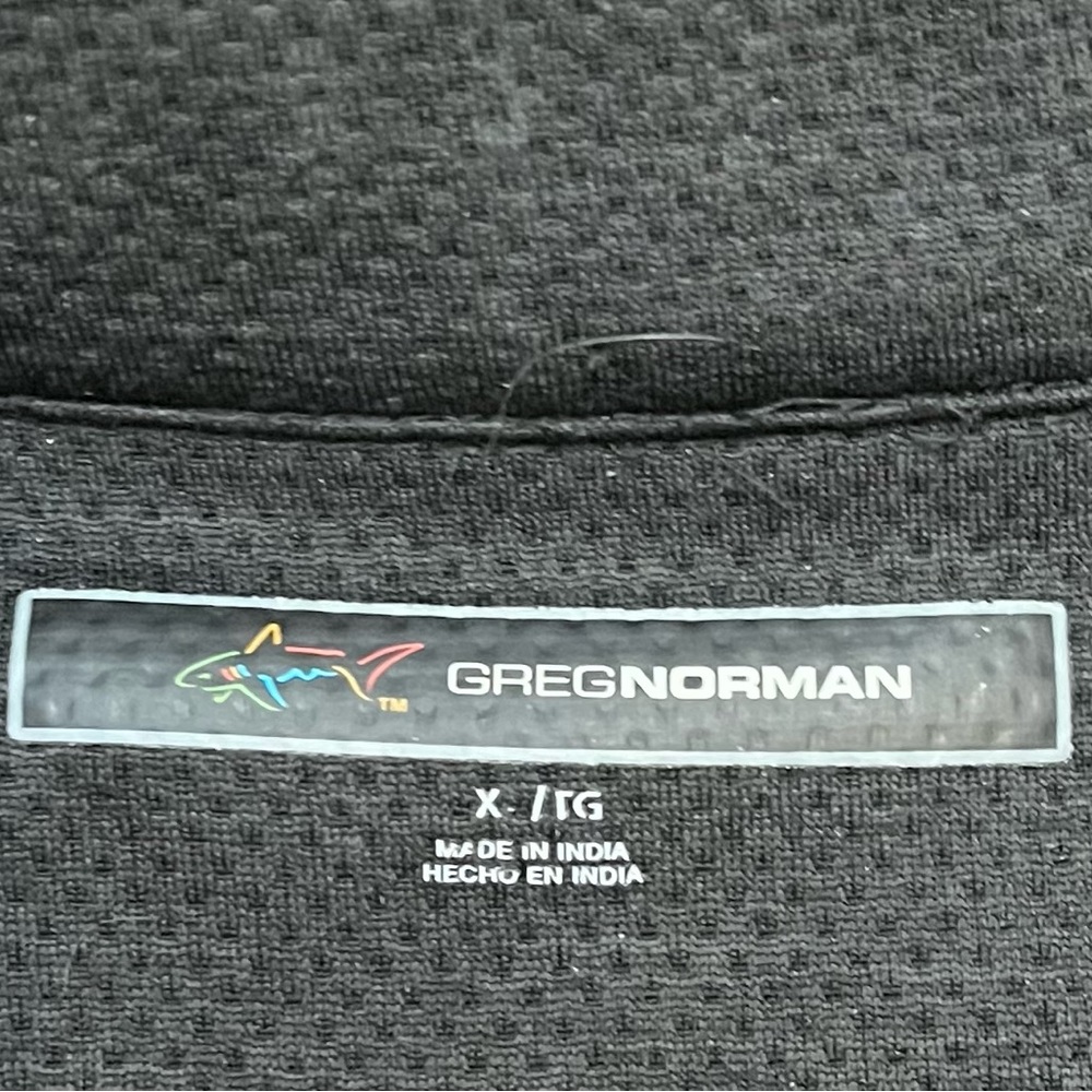 Greg Norman Collection Men's Black Lightweight Quarter-Zip Shirt Jacket - Picture 2 of 3